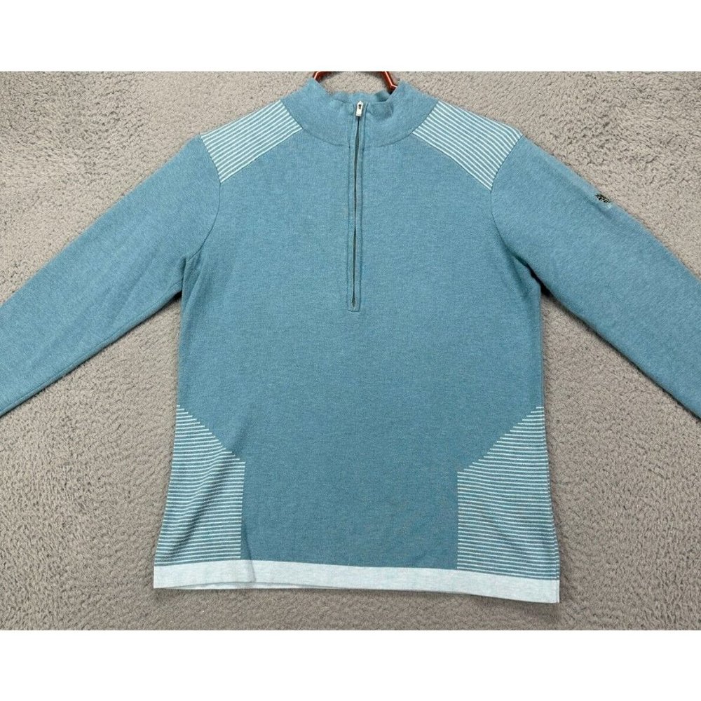 Peter Millar 1/4 zip Womens Medium M Embroidered Zip Pullover